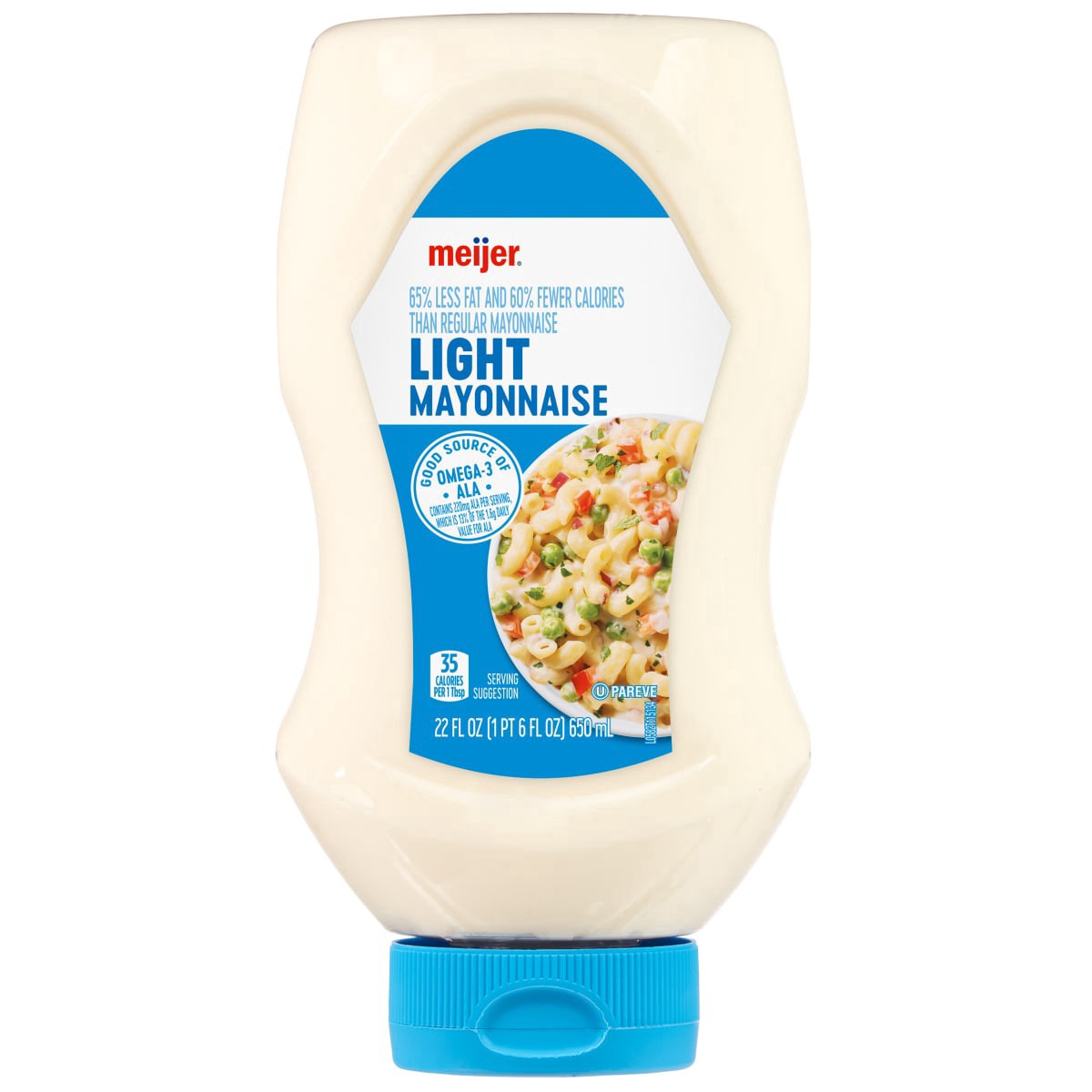 slide 1 of 5, Meijer Squeeze Mayonnaise, 22 oz