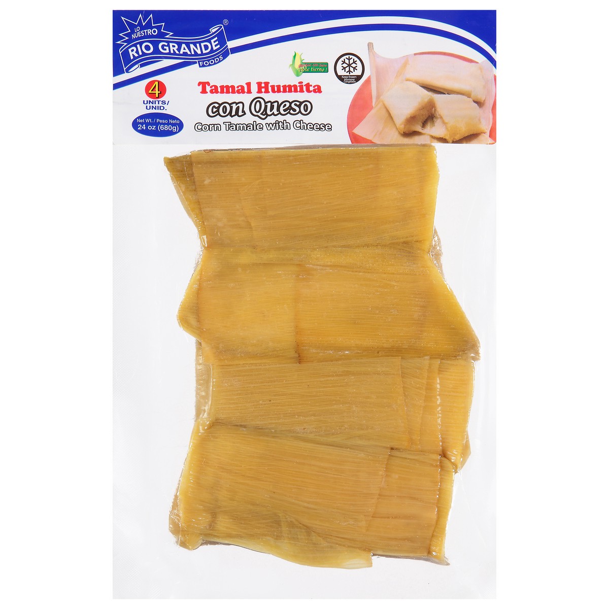 slide 14 of 14, Rio Grande Corn Tamales with Cheese 4 ea, 4 ct