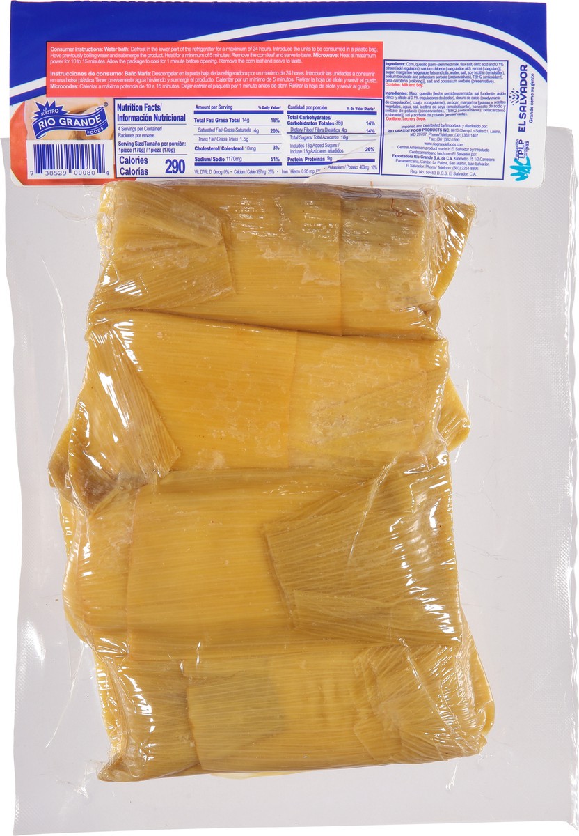 slide 13 of 14, Rio Grande Corn Tamales with Cheese 4 ea, 4 ct