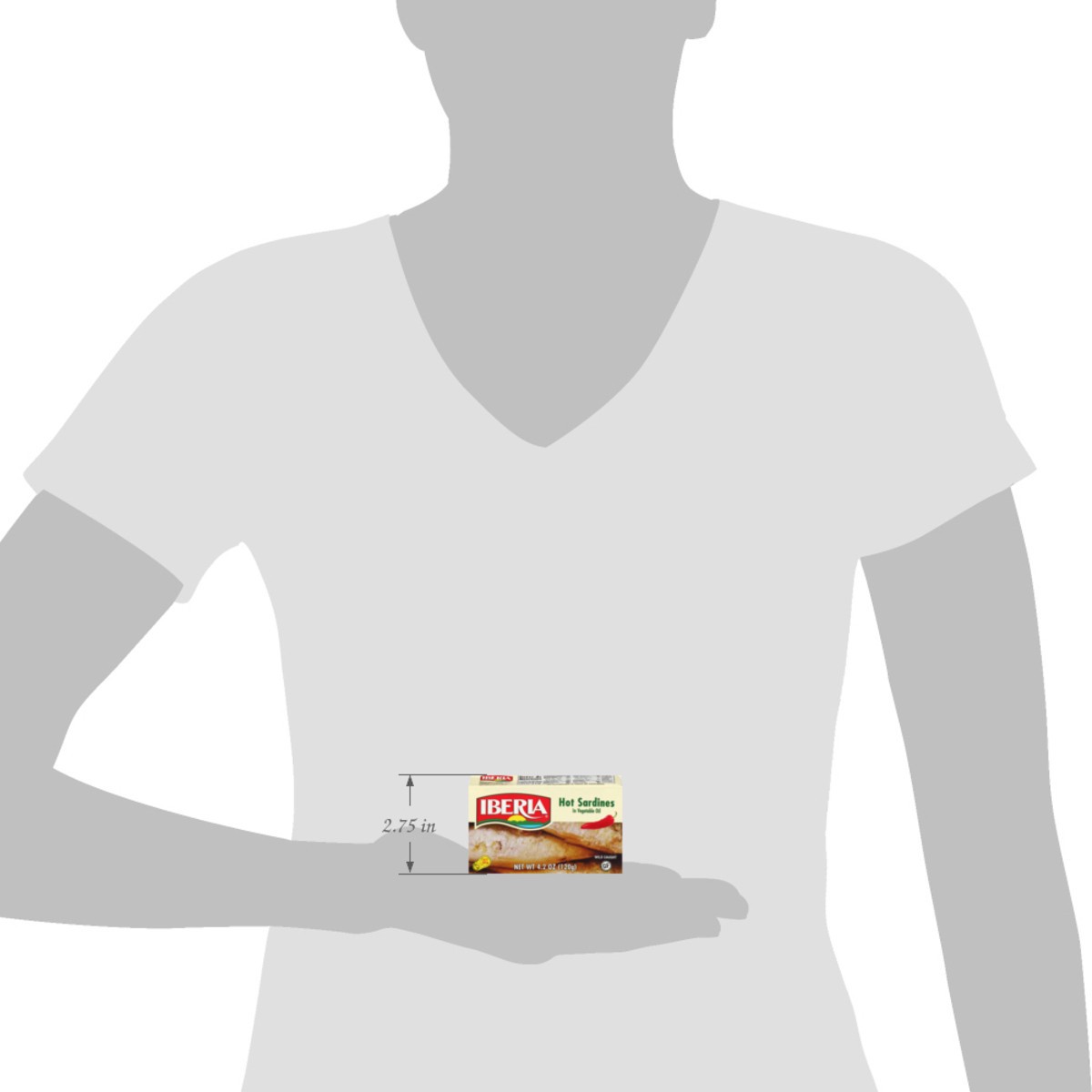 slide 6 of 14, Iberia Hot Sardines in Vegetable Oil 4.2 oz, 4.2 oz