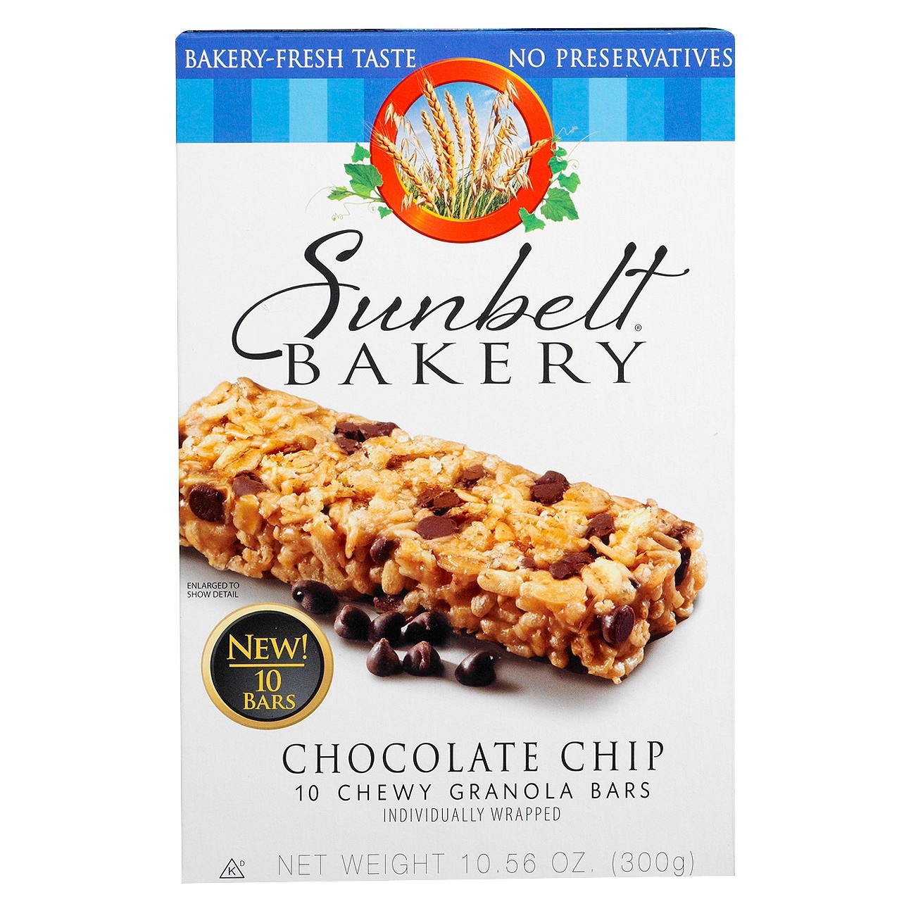slide 1 of 6, Sunbelt Bakery Chocolate Chip Granola Bars, 10 ct