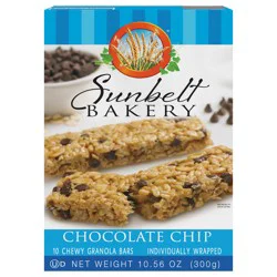 Sunbelt Bakery Chewy Granola Bars, Sunbelt Bakery Family Pack Chocolate Chip