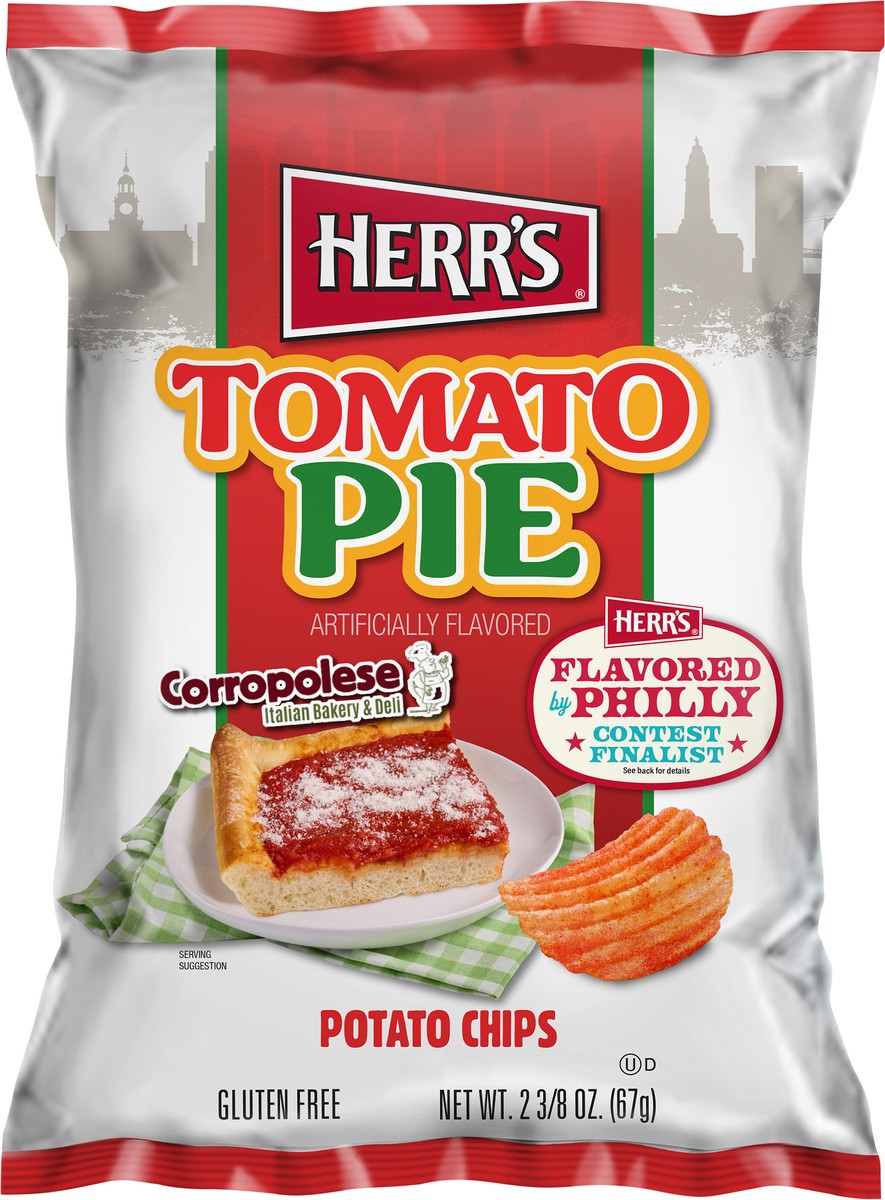 slide 4 of 11, Herr's Tomato Pie Potato Chips 2.375 oz, 2.38 oz