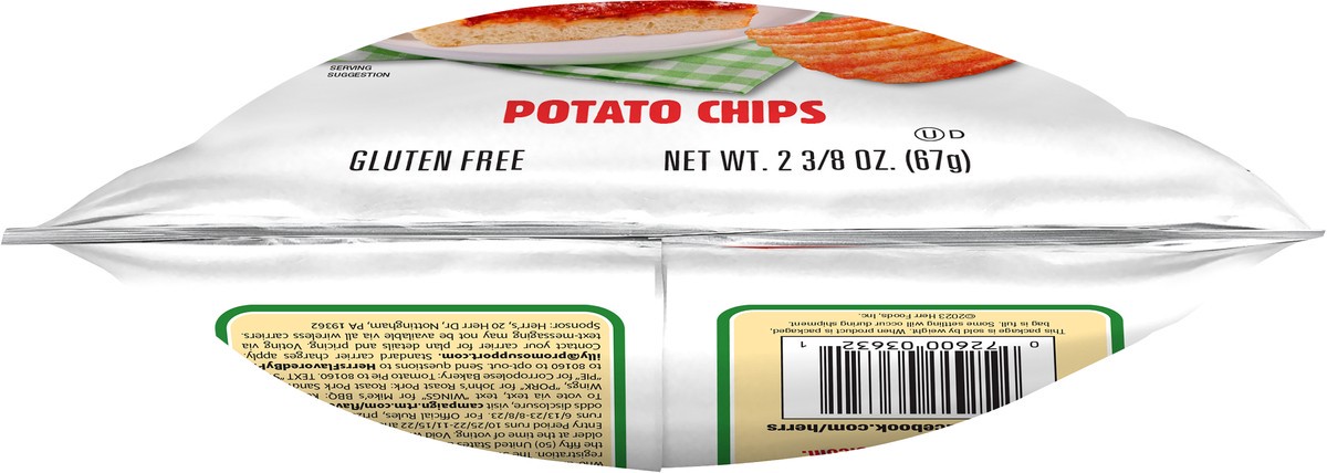 slide 8 of 11, Herr's Tomato Pie Potato Chips 2.375 oz, 2.38 oz