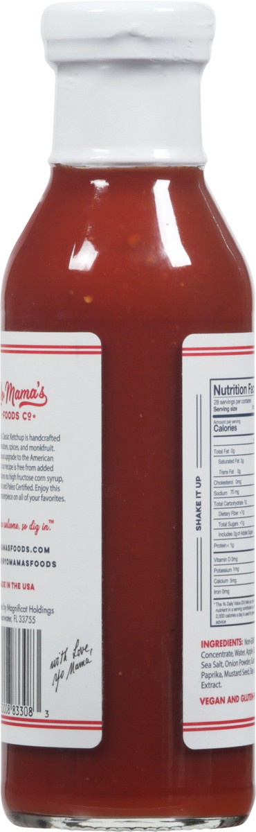 slide 3 of 12, Yo Mama's No Sugar Added Classic Ketchup 14 oz, 14 oz