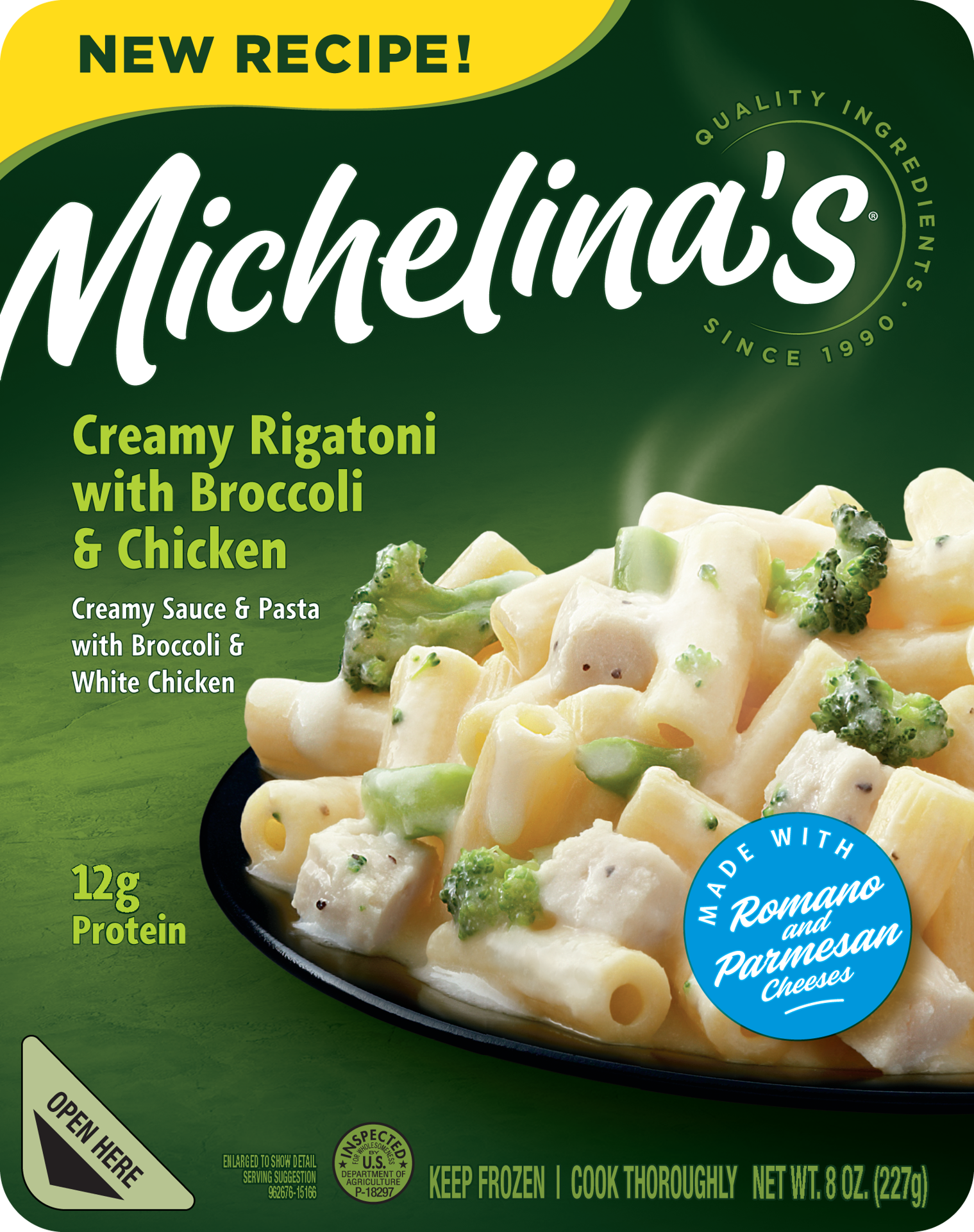 slide 1 of 9, Michelina's Creamy Rigatoni, 8 oz