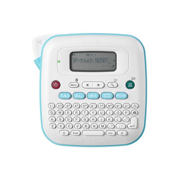 slide 4 of 10, Brother P-touch Personal Connected Label Maker (PT-N25BT), Prints on P-touch Btag ~½"" (12mm) Label Tapes, 1 ct