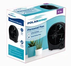 Polar Wind Personal Fan., 6 inches