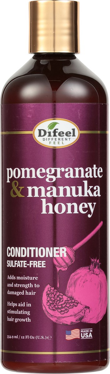 slide 7 of 13, Difeel Sulfate-Free Pomegranate & Manuka Honey Conditioner 12 fl oz, 12 fl oz