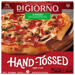 DiGiorno Frozen Pizza, Supreme Pizza Hand-Tossed Style Crust, 18.9oz (Frozen)