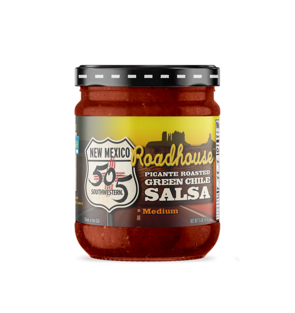 slide 1 of 1, 505 Southwestern Roadhouse Picante Medium Salsa, 15 oz