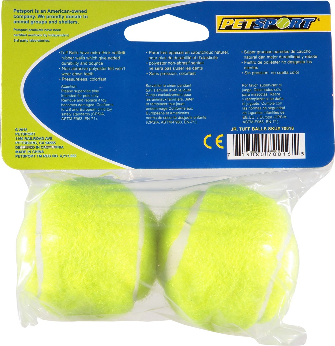 slide 5 of 12, Petsport Tuff Balls, Jr., Industrial Strength, 2 Each, 2 ct