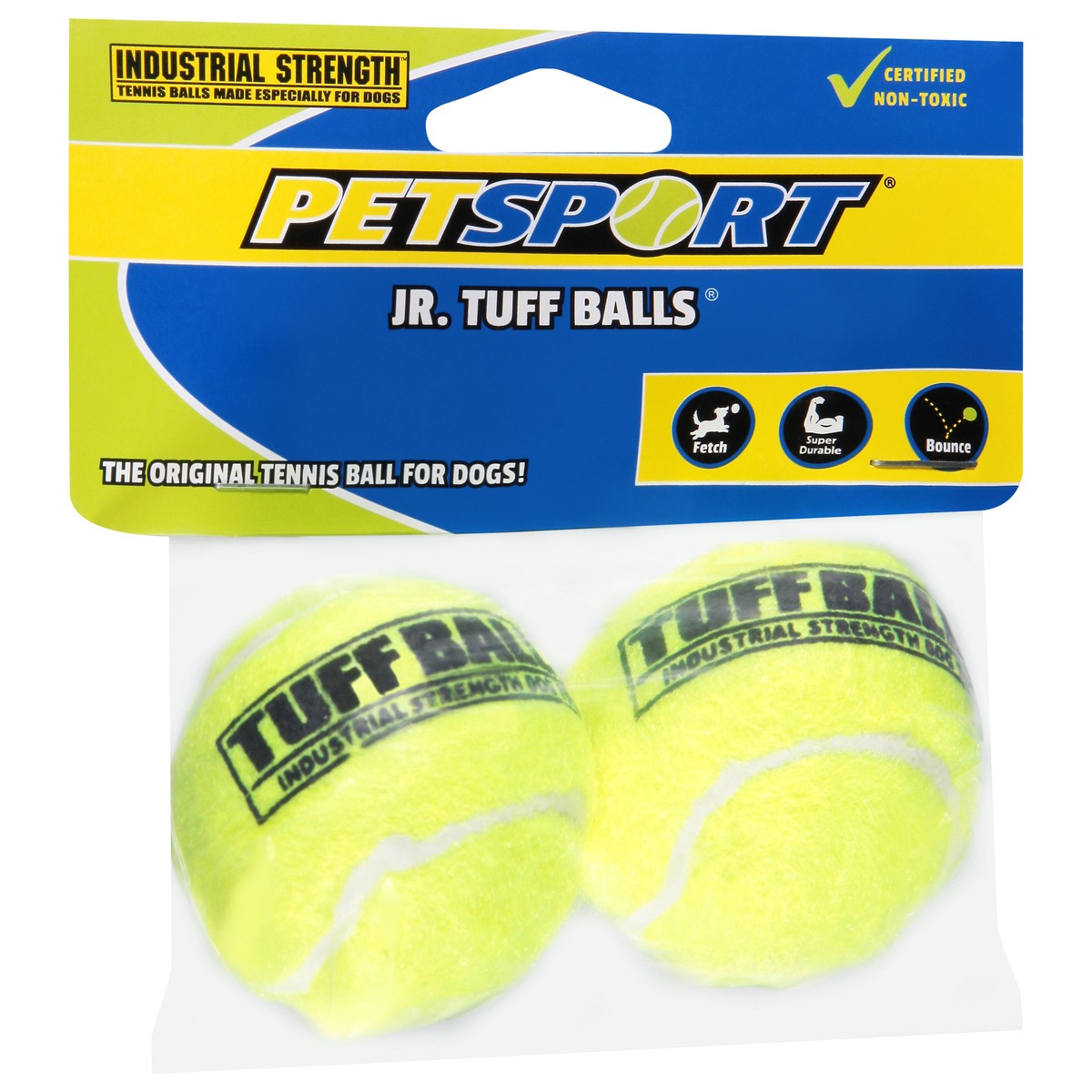 slide 9 of 12, Petsport Tuff Balls, Jr., Industrial Strength, 2 Each, 2 ct