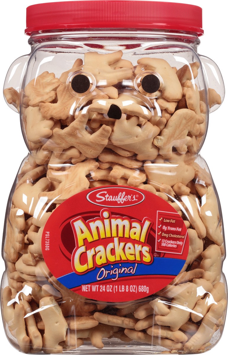 slide 10 of 13, Stauffer's Stauffers Animal Crackers Bear Jug Cookies, 24 oz