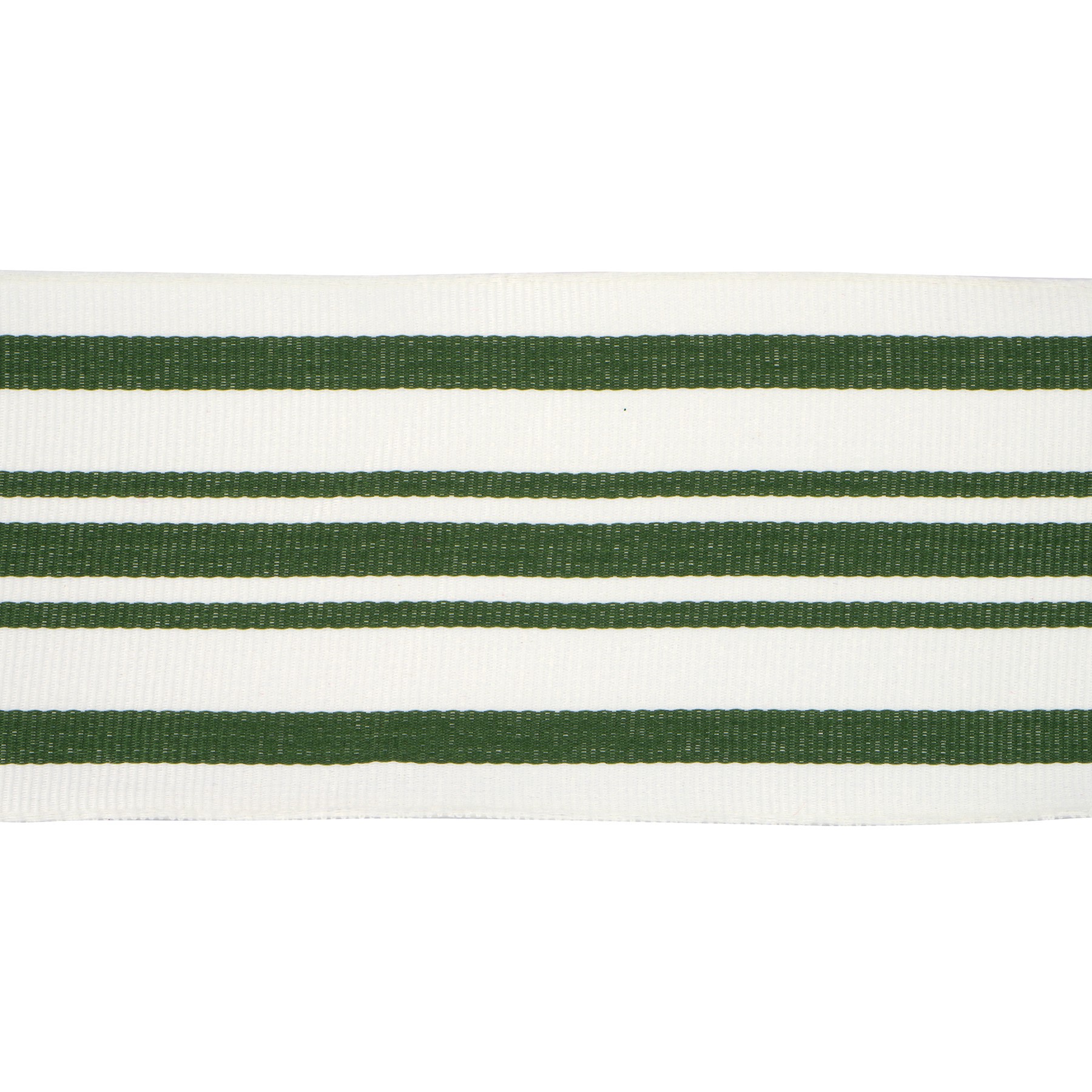 slide 2 of 3, 2.5" X 20ft. Green Ticking Wired Ribbon By Celebrate It, 2.5 in x 20 ft