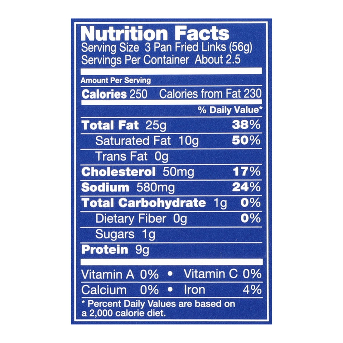 slide 2 of 6, Farmland Cured Pork & Bacon Sausage Links 8 ea, 8 oz