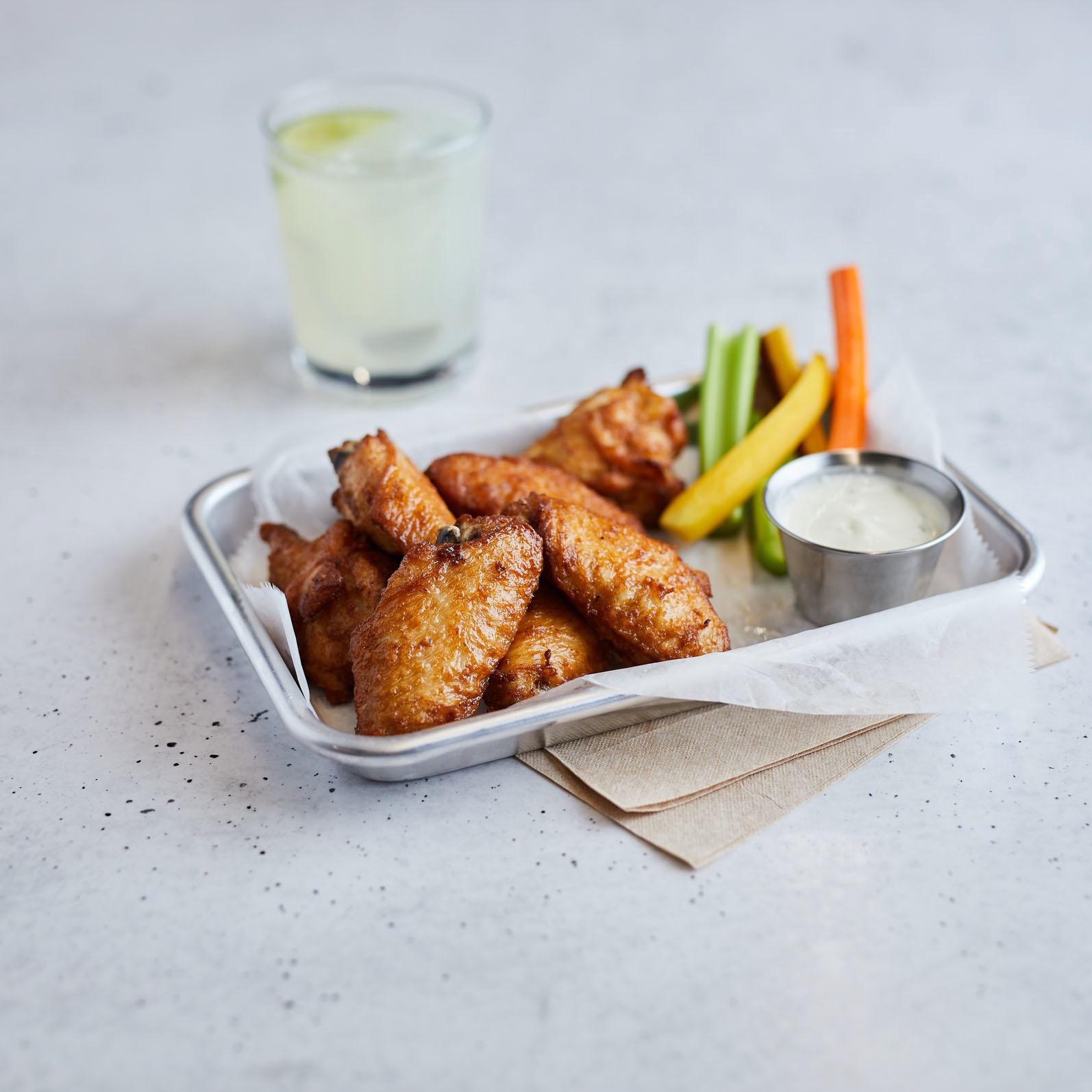 slide 1 of 1, Tyson Fully Cooked Oven Roasted Bone-In Chicken Wing Sections, Jumbo, 15 lb