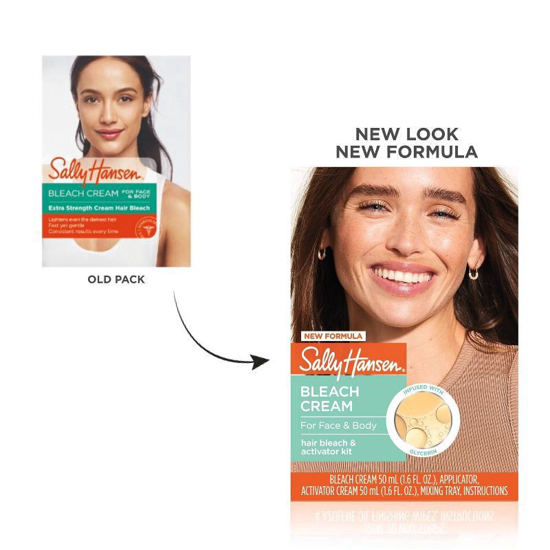 slide 3 of 10, Sally Hansen Bleach Creme For Face And Body, 1 oz