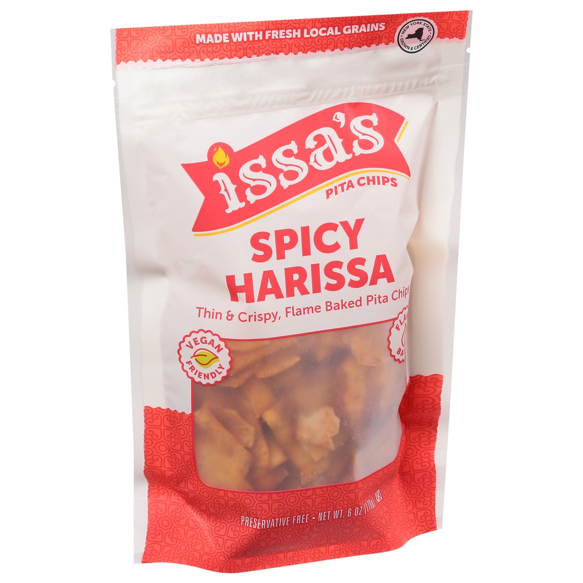 slide 5 of 13, Issa's Spicy Harissa Pita Chips 6 oz, 6 oz