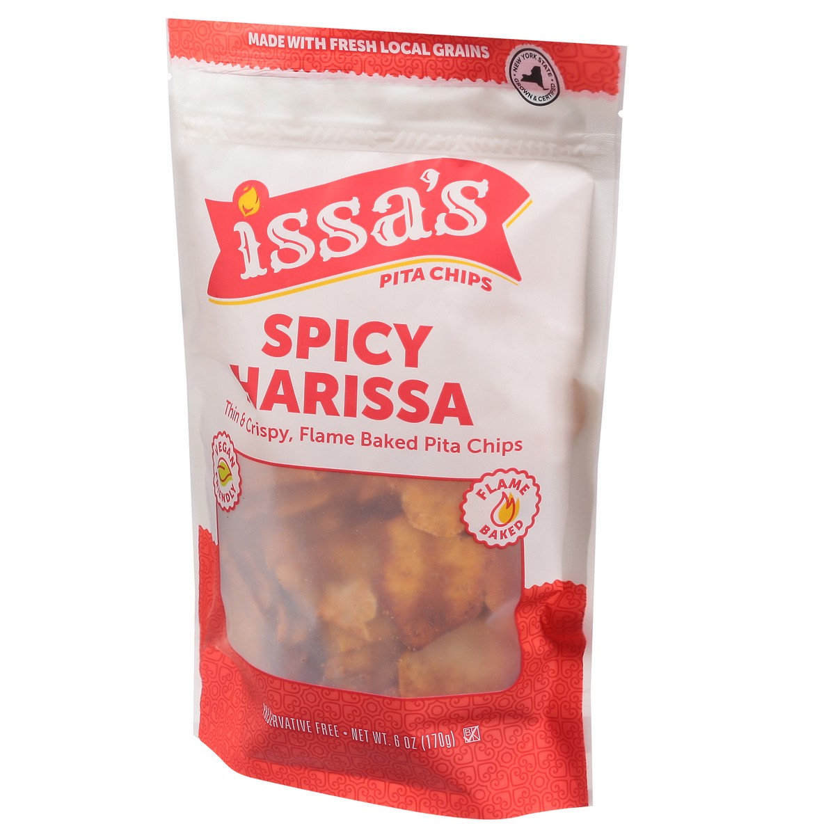 slide 6 of 13, Issa's Spicy Harissa Pita Chips 6 oz, 6 oz