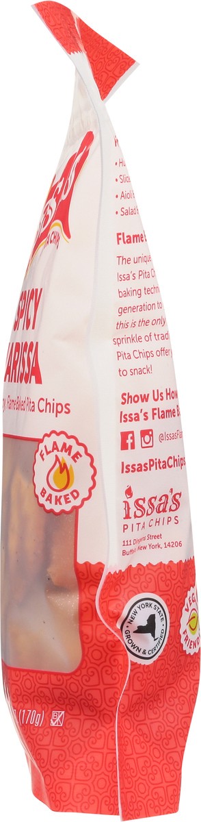 slide 13 of 13, Issa's Spicy Harissa Pita Chips 6 oz, 6 oz