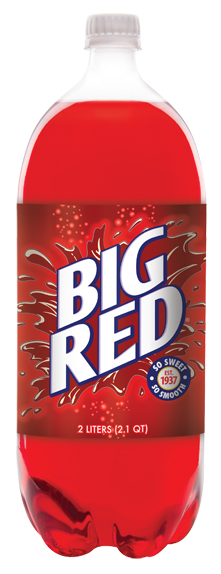 slide 2 of 3, Big Red Soda, 2 L bottle, 2 liter