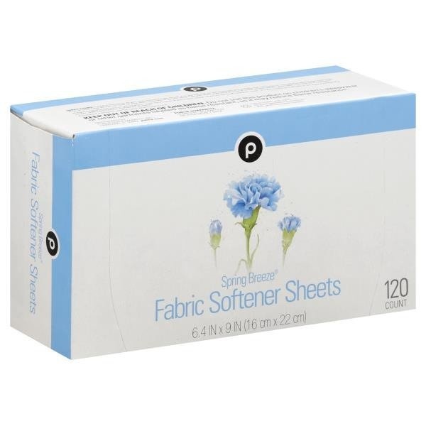 slide 1 of 1, Publix Clean Breeze Dryer Sheets, 120 ct
