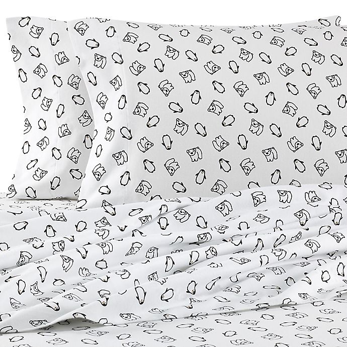 slide 1 of 1, The Seasons Collection HomeGrown Penguin King Pillowcases, 2 ct