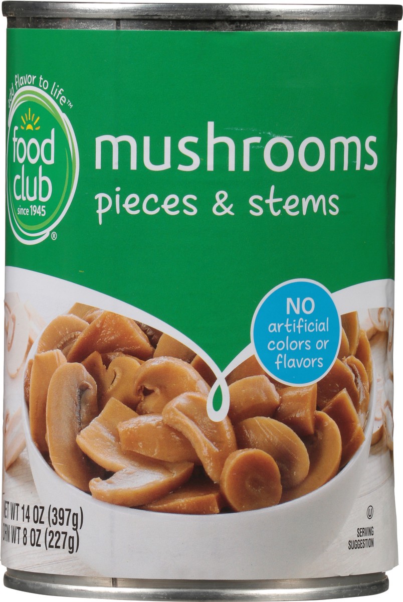 slide 12 of 14, Food Club Pieces & Stems Mushrooms 14 oz, 14 oz