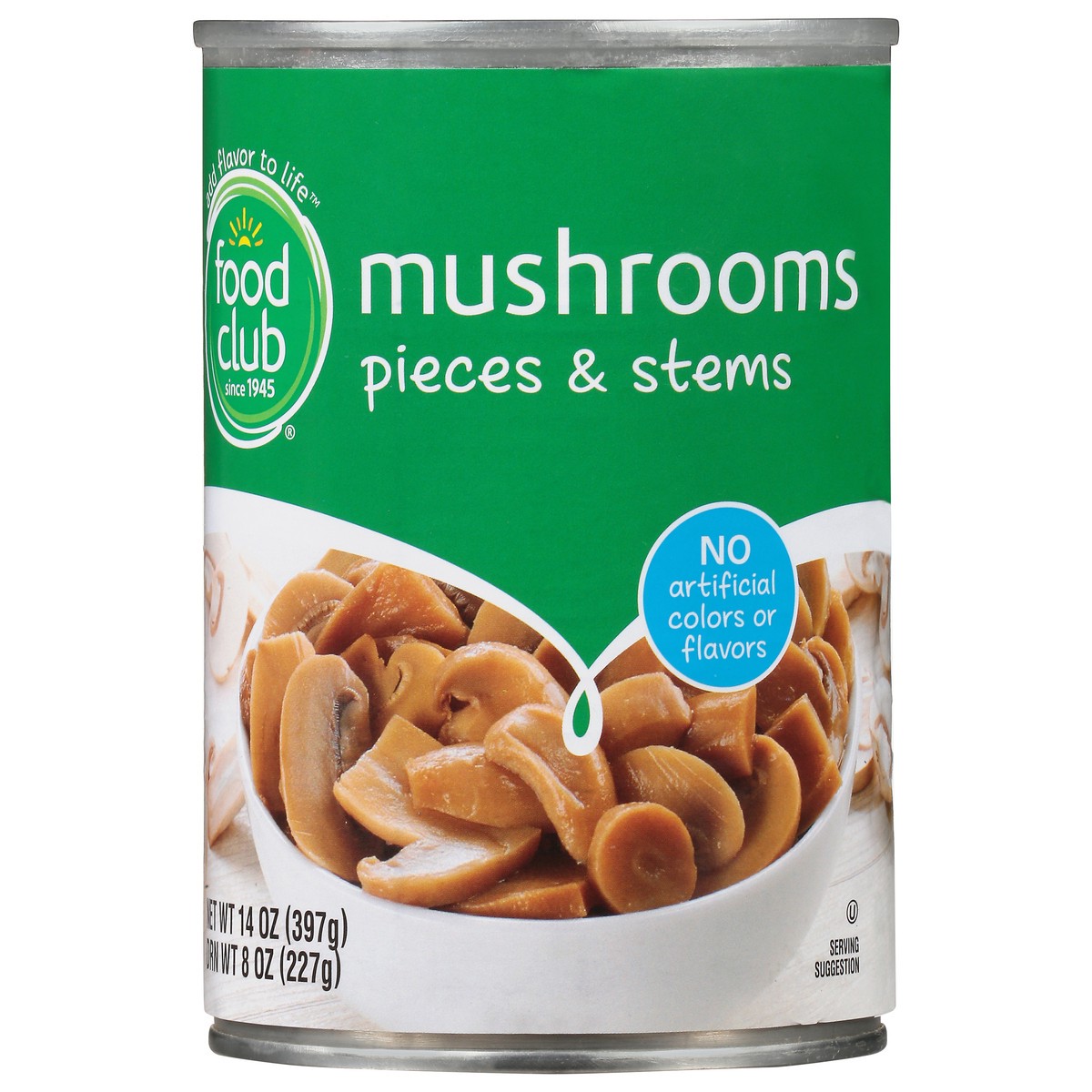 slide 7 of 14, Food Club Pieces & Stems Mushrooms 14 oz, 14 oz