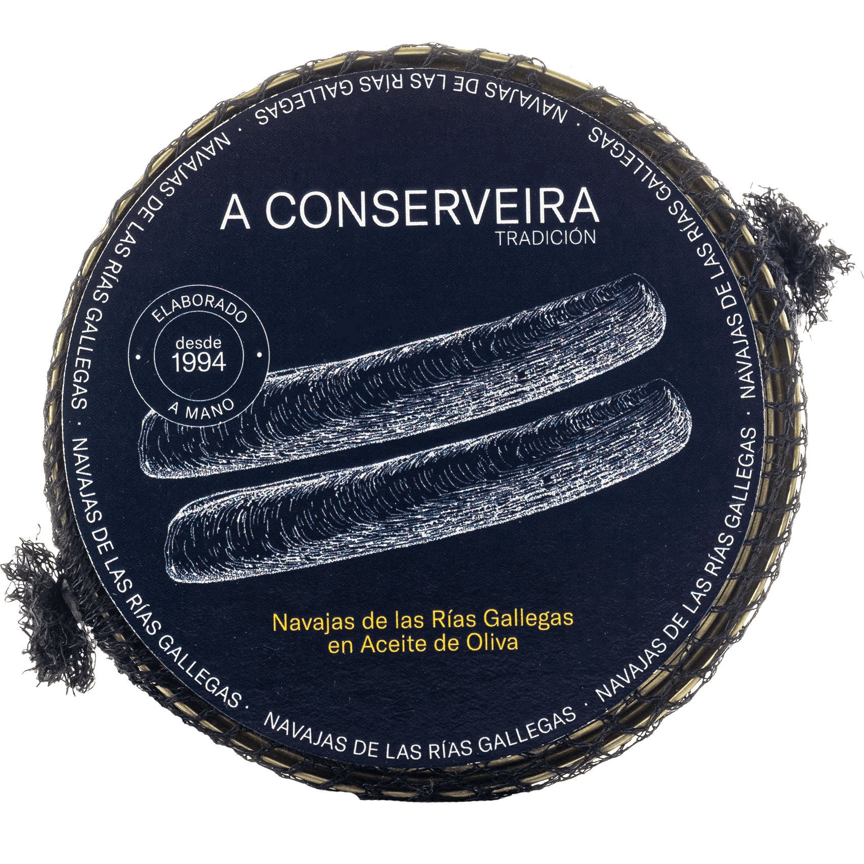 slide 1 of 1, A Conserveira Razor Clams in Olive Oil, 4.4 oz