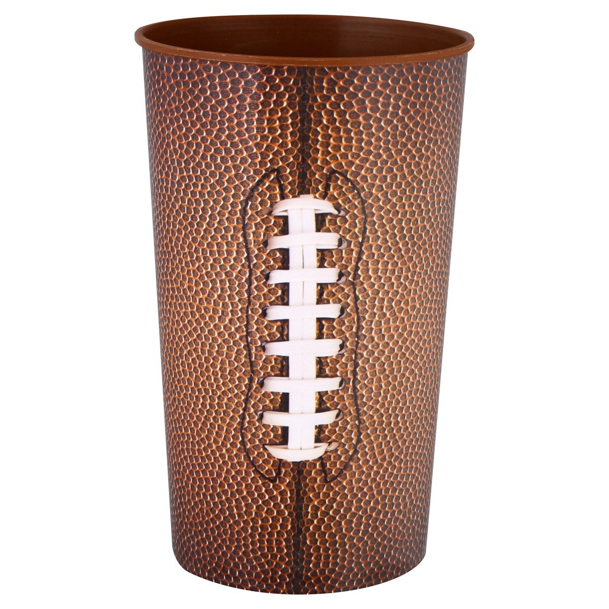 slide 3 of 10, Creative Converting Football Plastic Tumbler, 22 oz, 1 ct