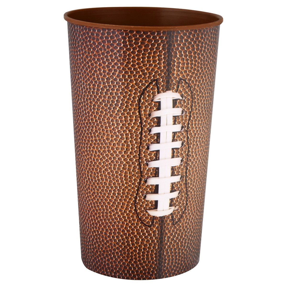 slide 5 of 10, Creative Converting Football Plastic Tumbler, 22 oz, 1 ct