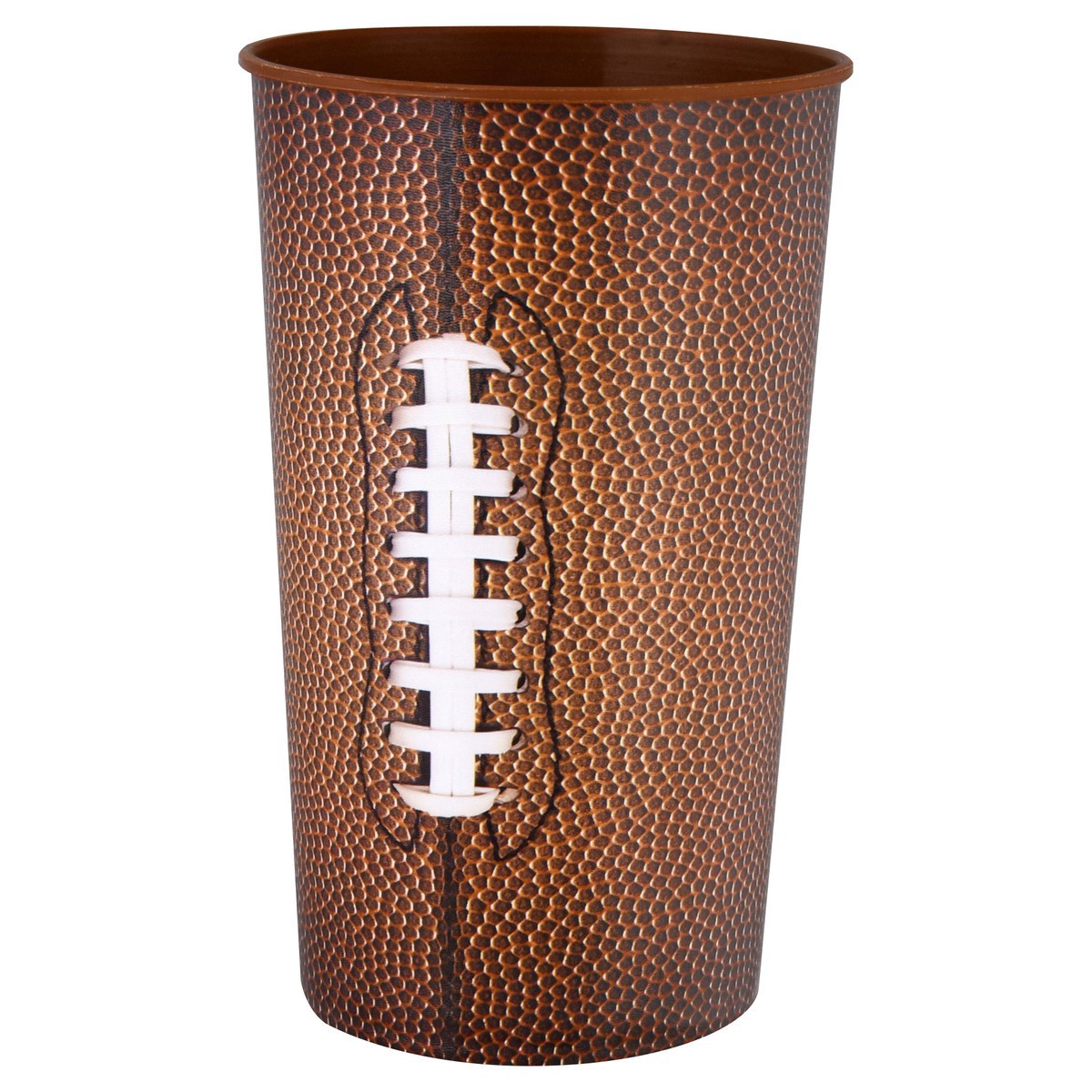 slide 8 of 10, Creative Converting Football Plastic Tumbler, 22 oz, 1 ct