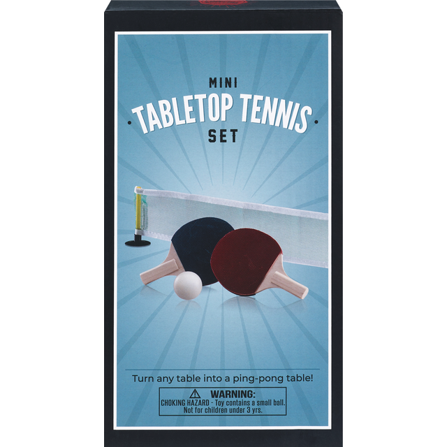 slide 1 of 1, Mini Tabletop Tennis Set, 1 ct