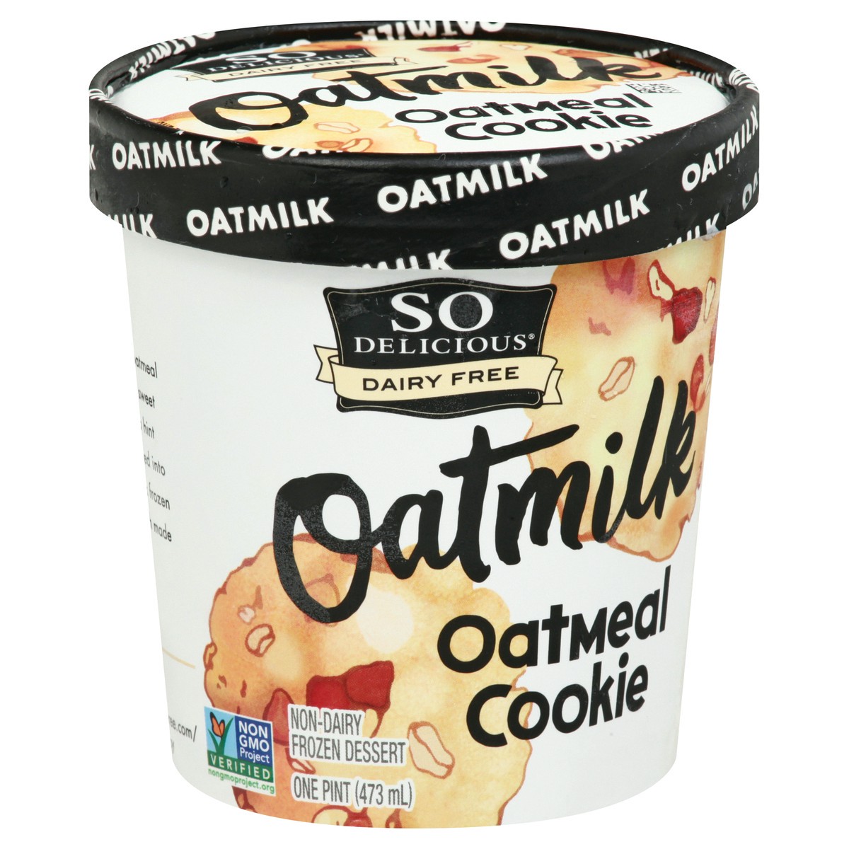 slide 2 of 13, So Delicious Oatmilk Non-Dairy Oatmeal Cookie Frozen Dessert 1 pt, 1 pint