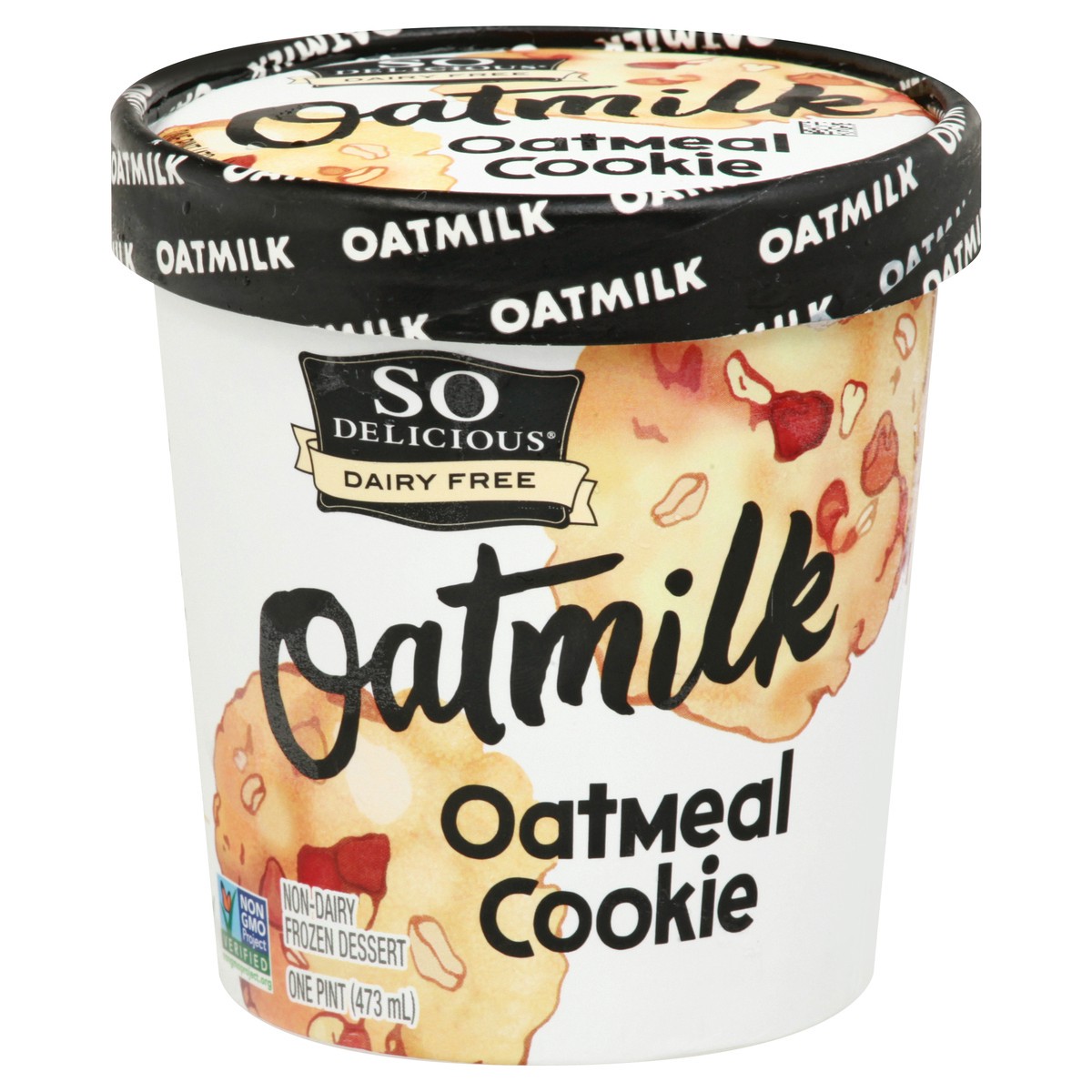 slide 1 of 13, So Delicious Oatmilk Non-Dairy Oatmeal Cookie Frozen Dessert 1 pt, 1 pint