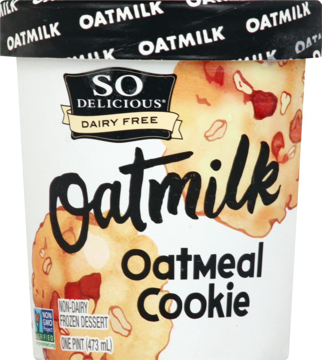 slide 7 of 13, So Delicious Oatmilk Non-Dairy Oatmeal Cookie Frozen Dessert 1 pt, 1 pint