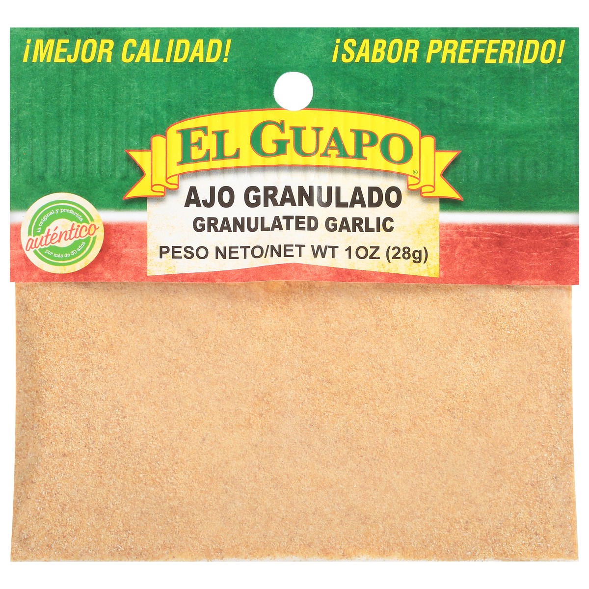 slide 1 of 5, El Guapo Granulated Garlic (Ajo Granulado), 1 oz, 1 oz