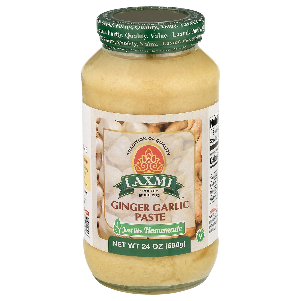 slide 13 of 13, Laxmi Ginger Garlic Paste 24 oz, 24 oz