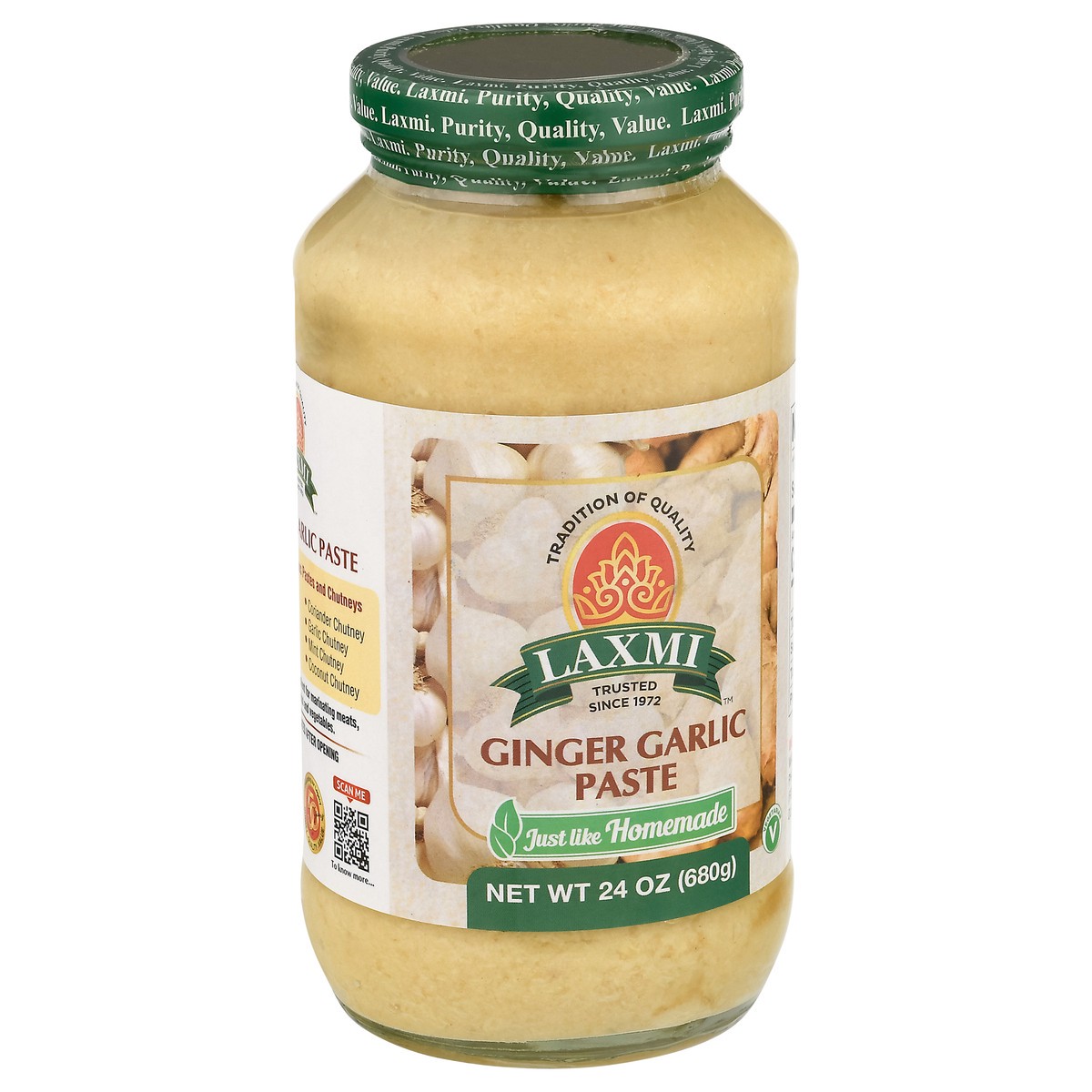 slide 5 of 13, Laxmi Ginger Garlic Paste 24 oz, 24 oz