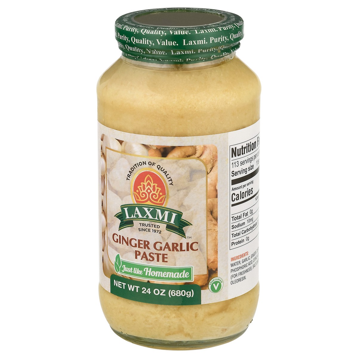 slide 4 of 13, Laxmi Ginger Garlic Paste 24 oz, 24 oz