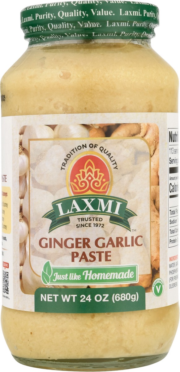 slide 9 of 13, Laxmi Ginger Garlic Paste 24 oz, 24 oz
