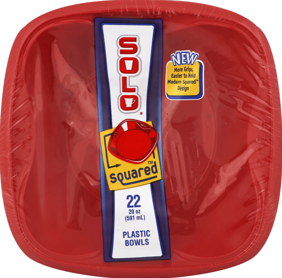 slide 4 of 4, Solo Squared 20 Oz Plastic Bowls 22 ea, 22 ct