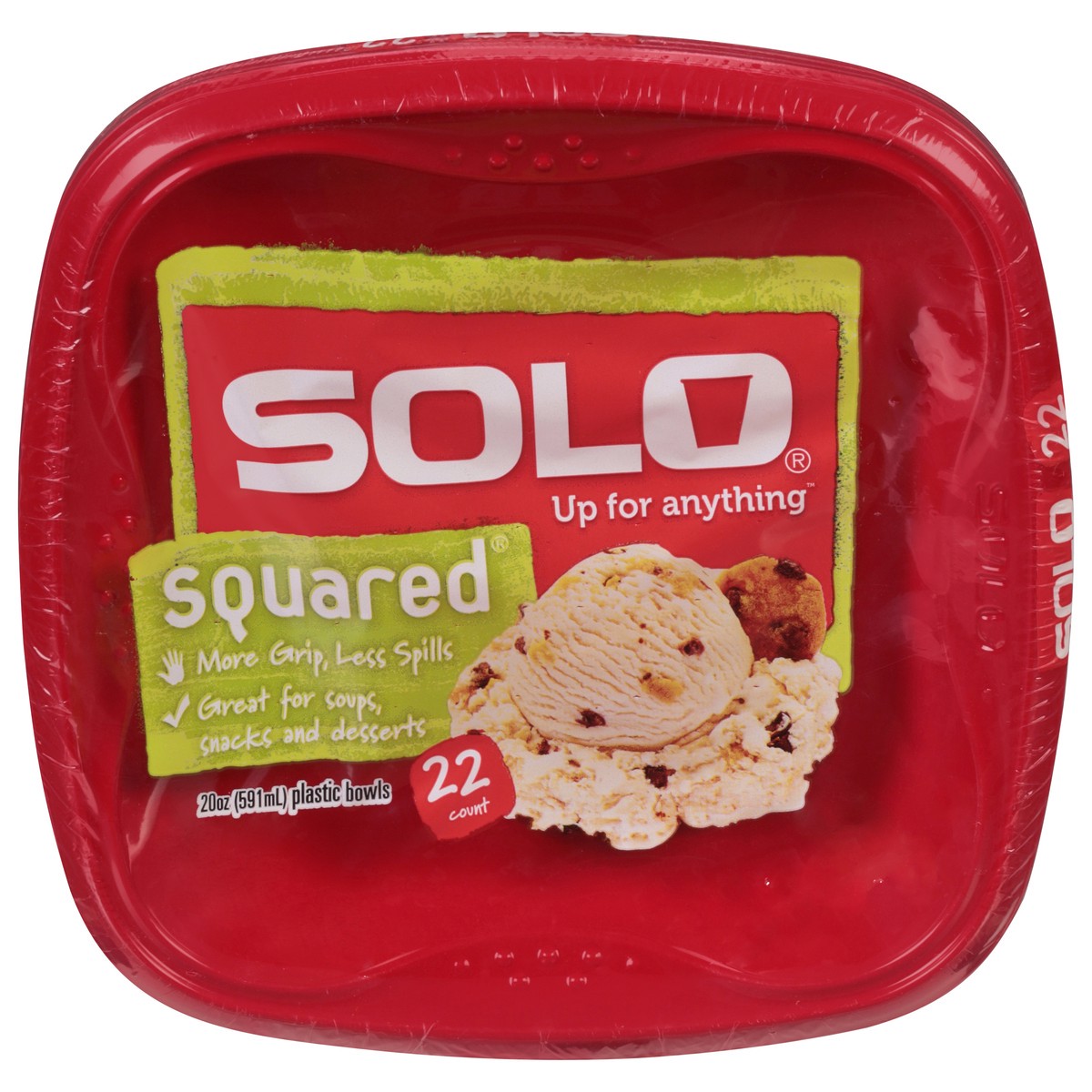 slide 1 of 4, Solo Squared 20 Oz Plastic Bowls 22 ea, 22 ct