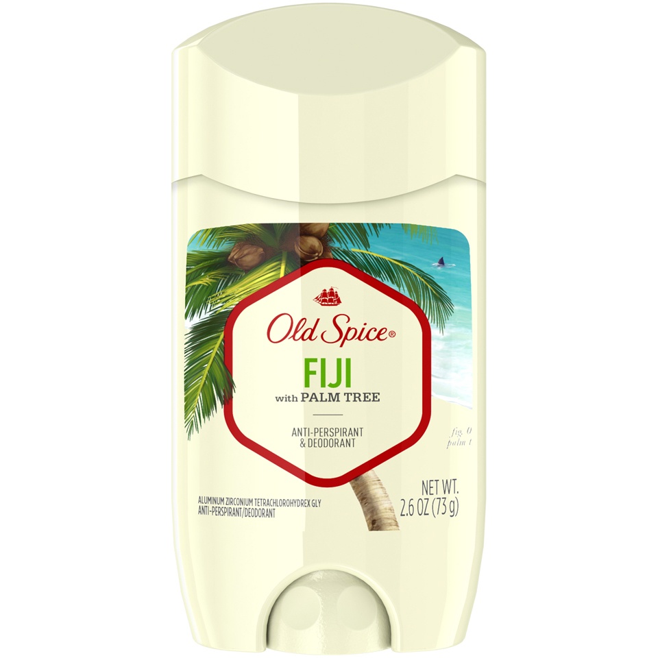slide 2 of 2, Old Spice Fresher Collection Fiji Antiperspirant and Deodorant Invisible Solid, 2.6 oz