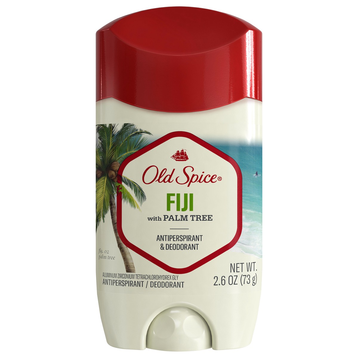 slide 1 of 2, Old Spice Men's Fiji with Palm Tree Antiperspirant & Deodorant - 2.6oz, 2.6 oz