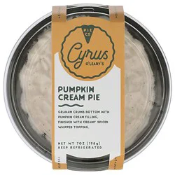 Cyrus Oleary's Pumpkin Cream Pie