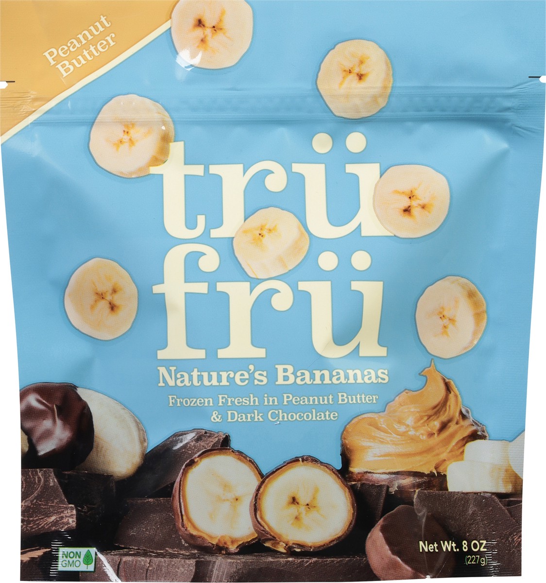 slide 5 of 9, Tru Fru Frozen Bananas in Peanut Butter & Dark Chocolate - 8oz, 8 oz