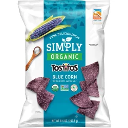 Tostitos Tostitos Blue Corn With Sea Salt Tortilla Chips